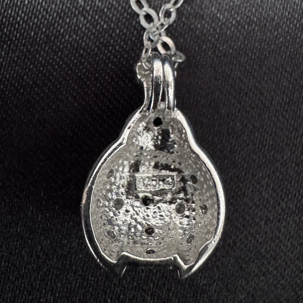 Sterling Silver 925‎ Ladybug Women’s Necklace